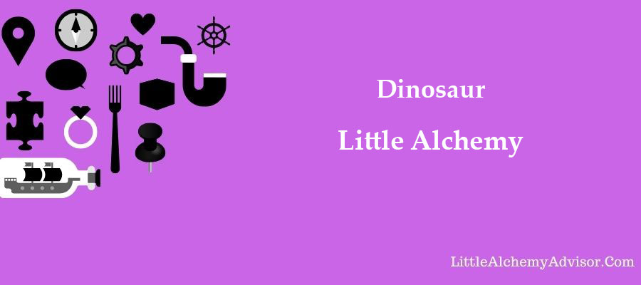 How to make dinosaur in Little Alchemy